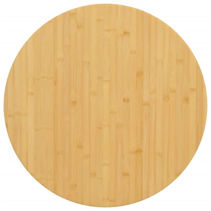 Dessus de table Ø60x1,5 cm bambou - Photo n°1