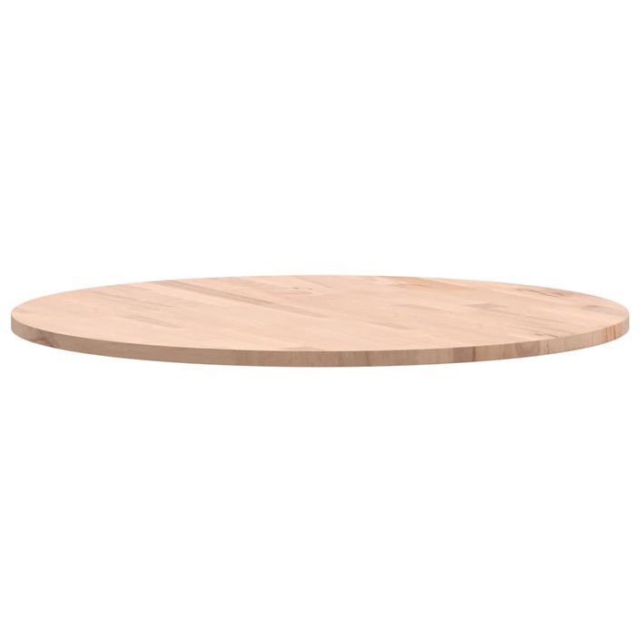 Dessus de table Ø60x1,5 cm rond bois massif de hêtre - Photo n°5