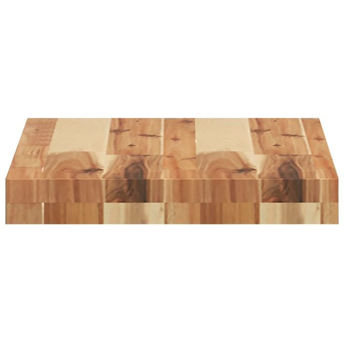 Dessus de table 60x30x4 cm rectangulaire bois massif d'acacia - Photo n°6