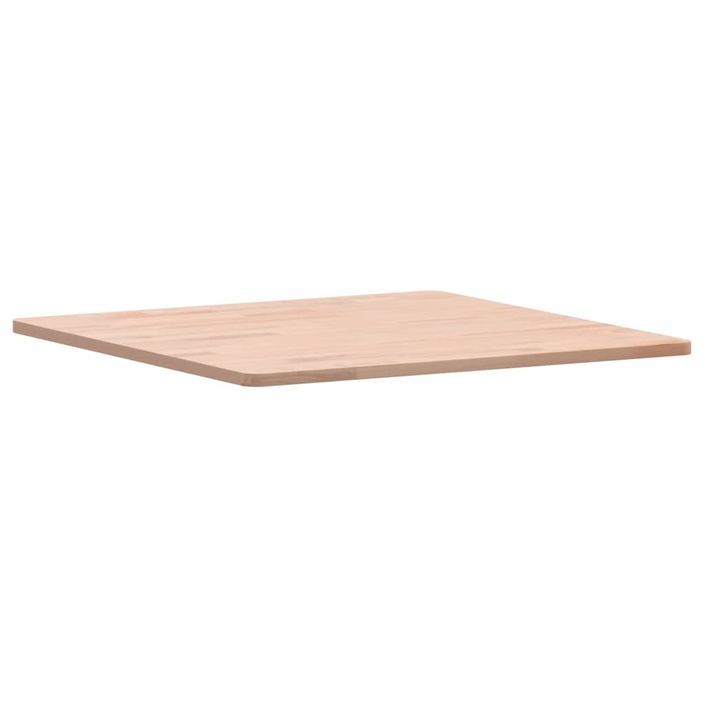 Dessus de table 60x60x1,5 cm carré bois massif de hêtre - Photo n°3