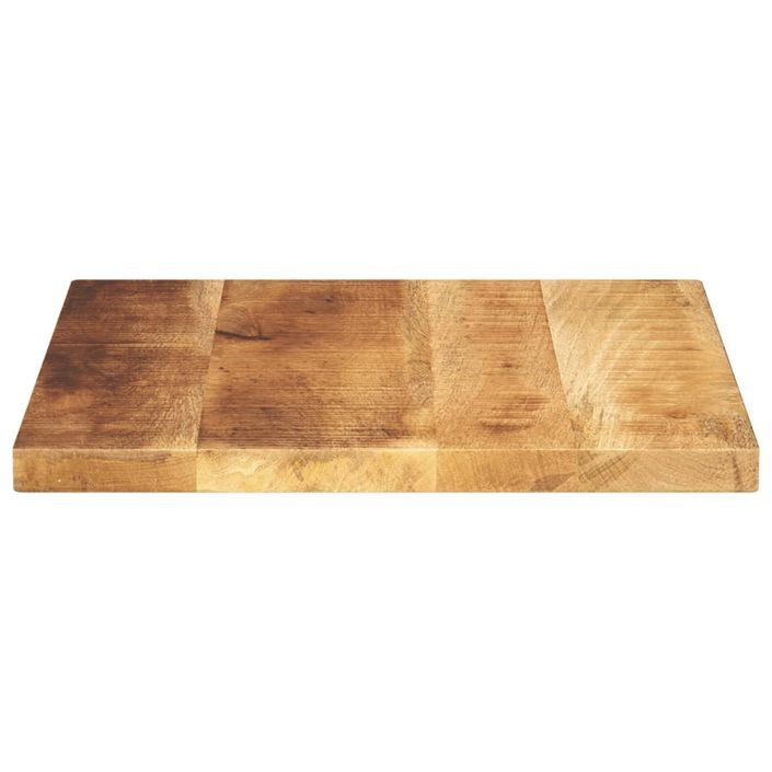 Dessus de table 60x60x1,5 cm carré bois massif de manguier brut - Photo n°4