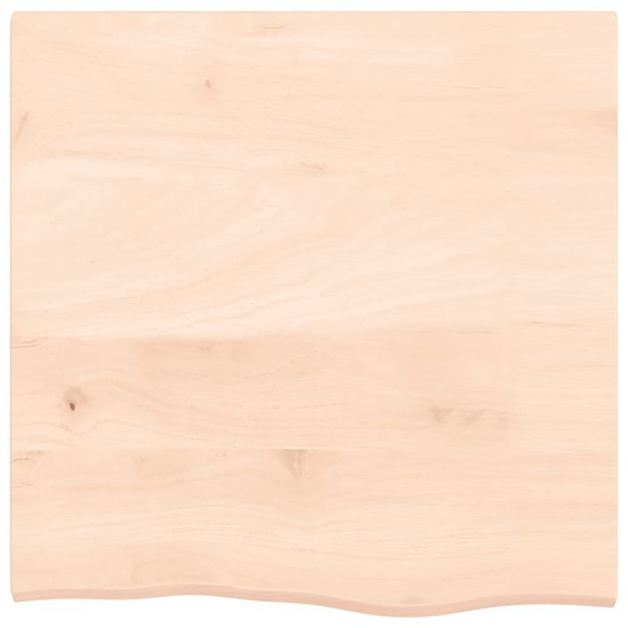 Dessus de table 60x60x2 cm bois de chêne massif non traité - Photo n°3