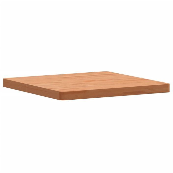 Dessus de table 60x60x4 cm carré bois massif de hêtre - Photo n°1