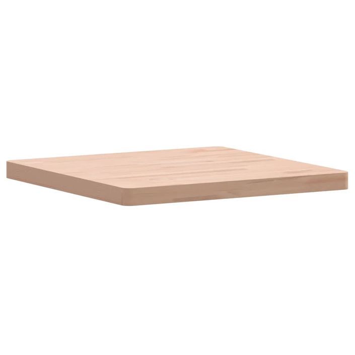 Dessus de table 60x60x4 cm carré bois massif de hêtre - Photo n°1