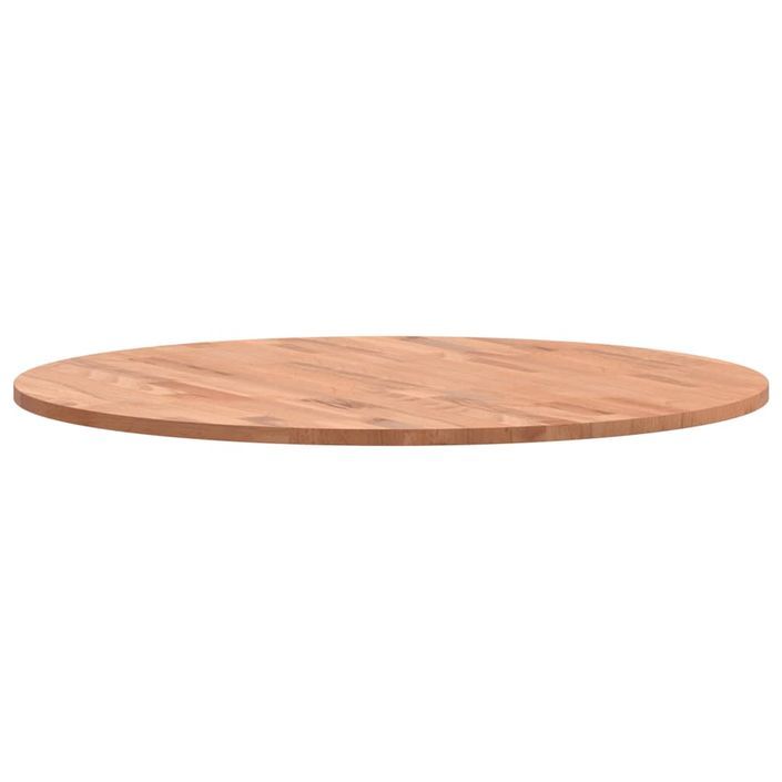 Dessus de table Ø70x1,5 cm rond bois massif de hêtre - Photo n°5