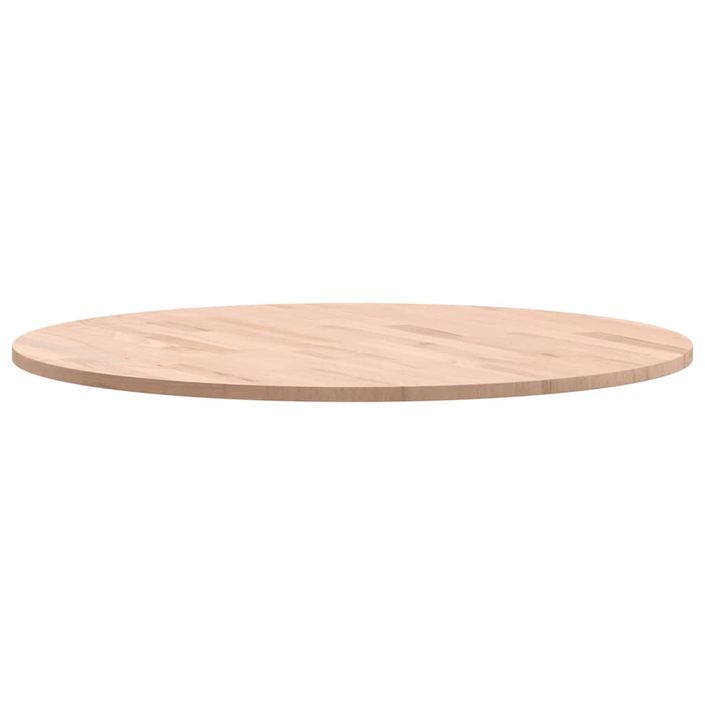 Dessus de table Ø70x1,5 cm rond bois massif de hêtre - Photo n°5