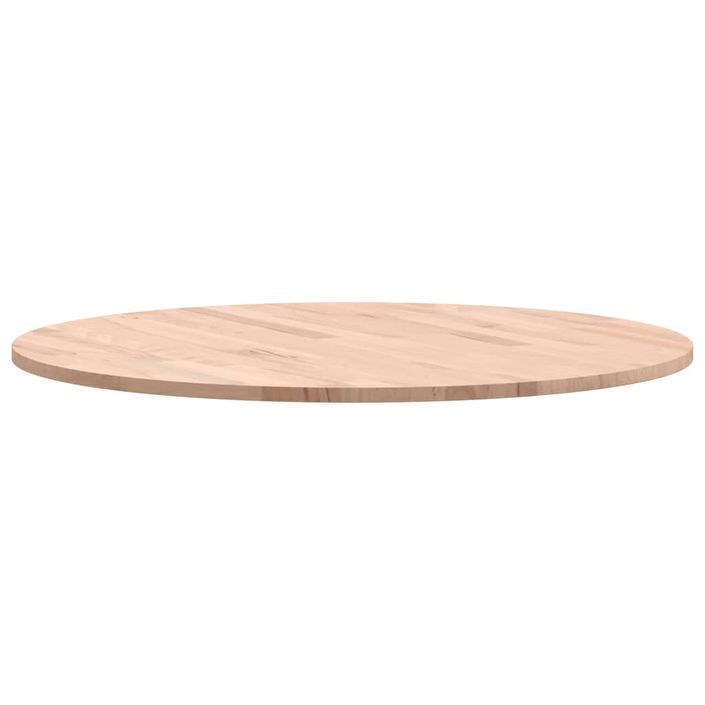 Dessus de table Ø70x1,5 cm rond bois massif de hêtre - Photo n°6