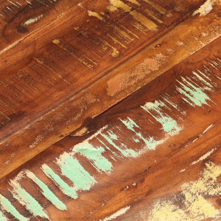 Dessus de table Ø 70x1,5 cm rond bois massif de récupération - Photo n°7