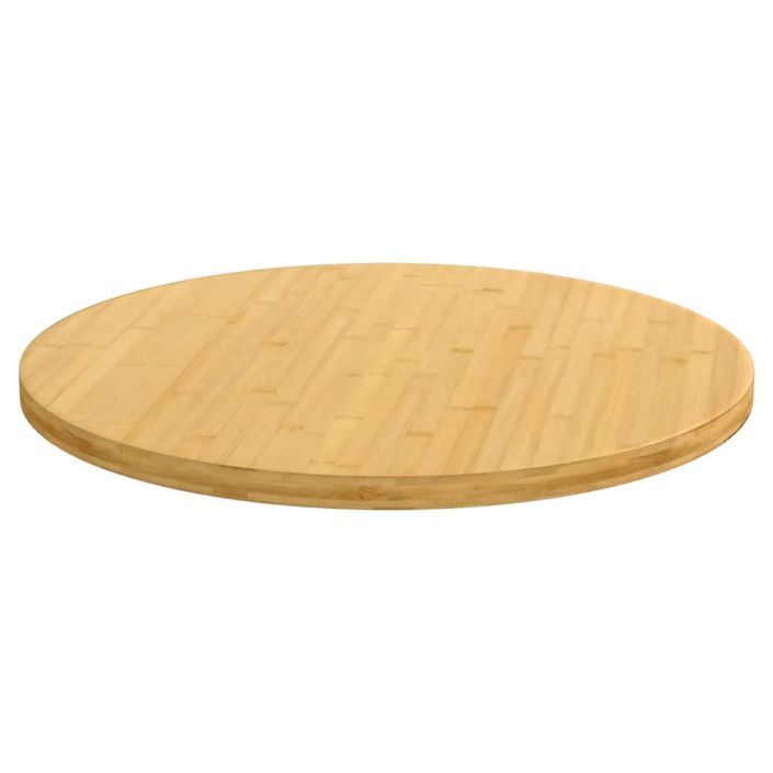 Dessus de table Ø70x2,5 cm bambou - Photo n°2