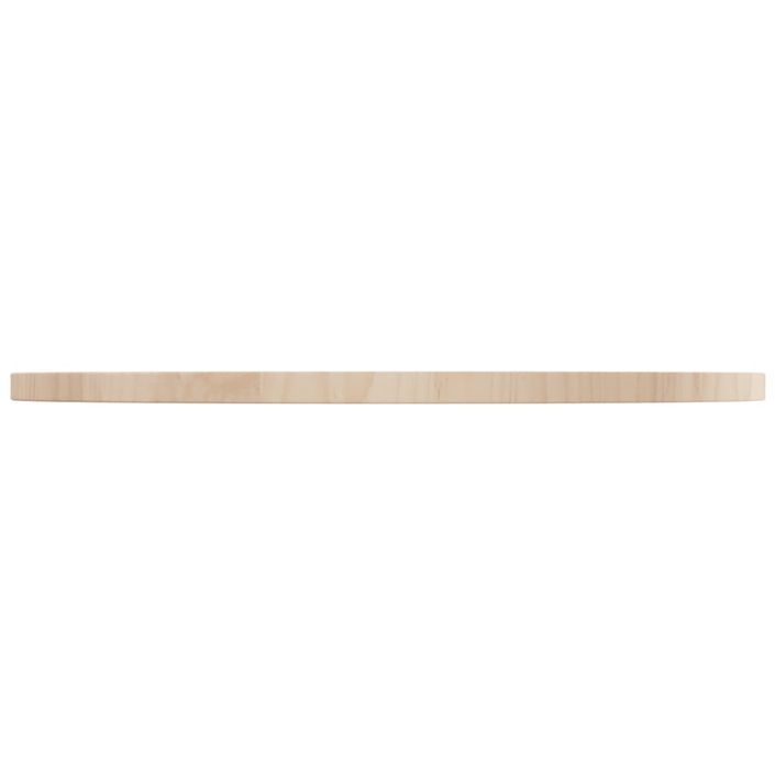 Dessus de table Ø70x2,5 cm Bois de pin massif - Photo n°3