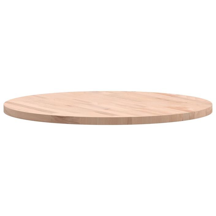 Dessus de table Ø70x2,5 cm rond bois massif de hêtre - Photo n°5