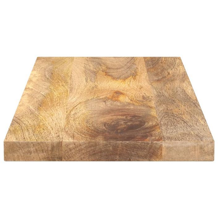 Dessus de table 70x20x2,5 cm rectangulaire bois massif manguier - Photo n°4