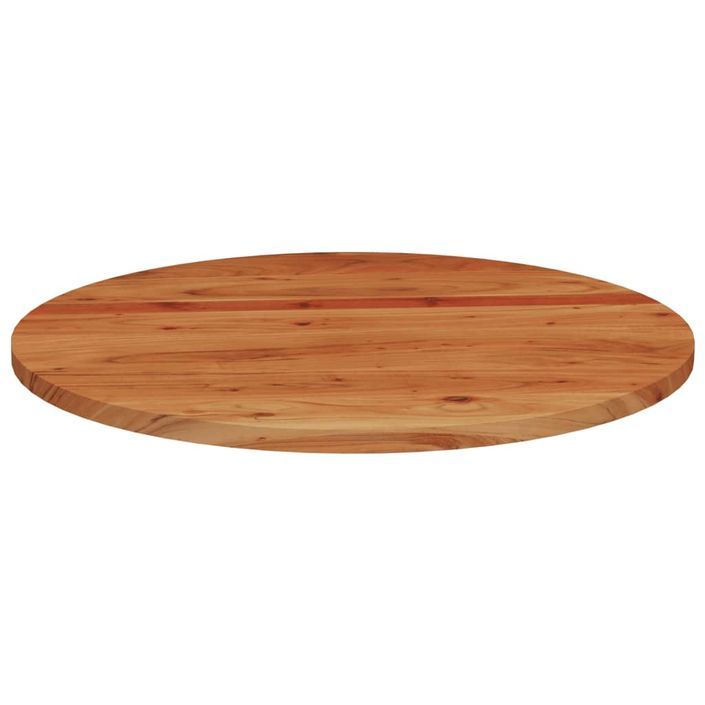 Dessus de table Ø70x3,8 cm rond bois massif d'acacia - Photo n°4