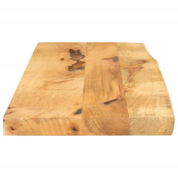 Dessus de table 70x40x3,8 cm bord vivant bois massif manguier - Photo n°4