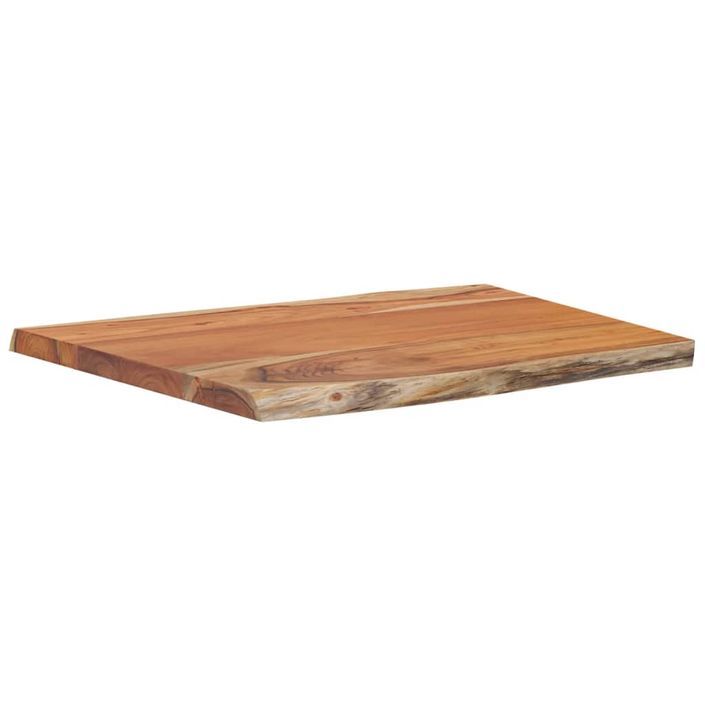 Dessus de table 70x60x2,5 cm rectangulaire bois massif acacia - Photo n°1