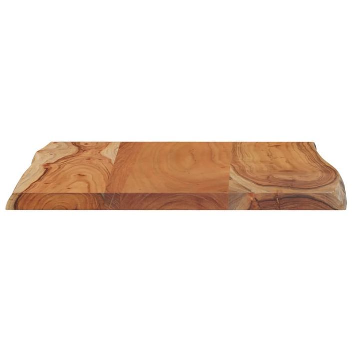 Dessus de table 70x60x2,5 cm rectangulaire bois massif acacia - Photo n°6