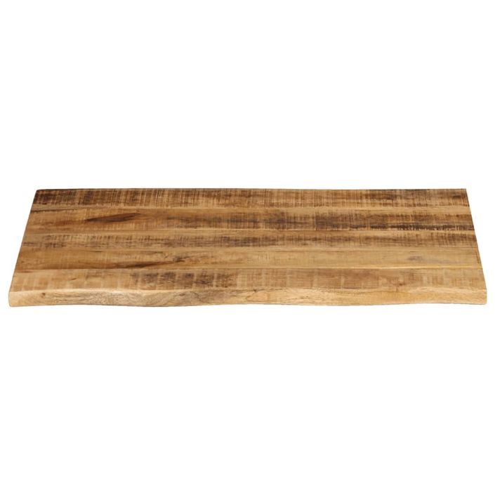 Dessus de table 70x60x3,8 cm bord vivant bois massif manguier - Photo n°3