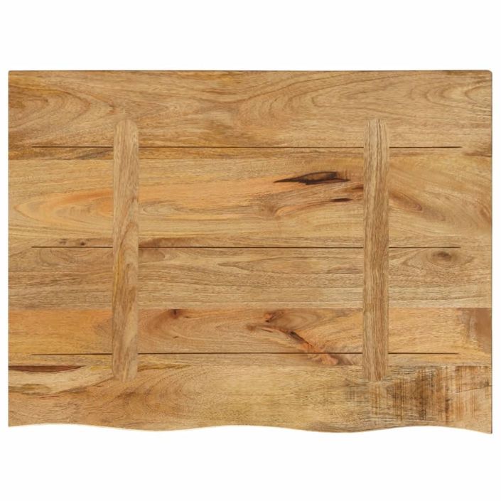 Dessus de table 70x60x3,8 cm bord vivant bois massif manguier - Photo n°5