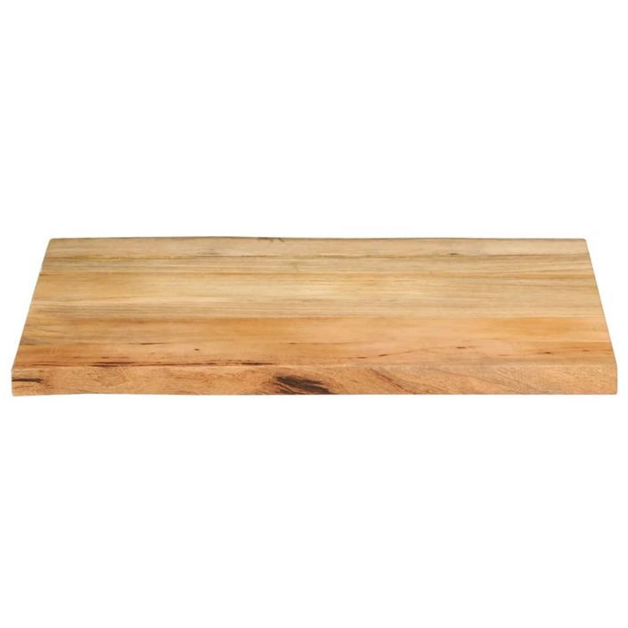 Dessus de table 70x60x3,8 cm bord vivant bois massif manguier - Photo n°3