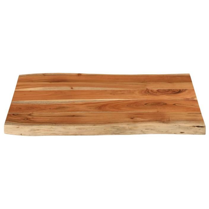 Dessus de table 70x60x3,8 cm rectangulaire bois massif d'acacia - Photo n°3