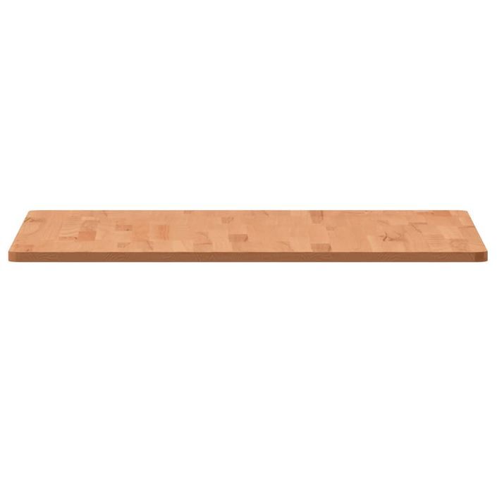 Dessus de table 70x70x1,5 cm carré bois massif de hêtre - Photo n°5