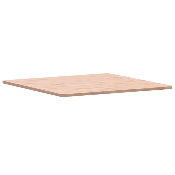 Dessus de table 70x70x1,5 cm carré bois massif de hêtre - Photo n°1