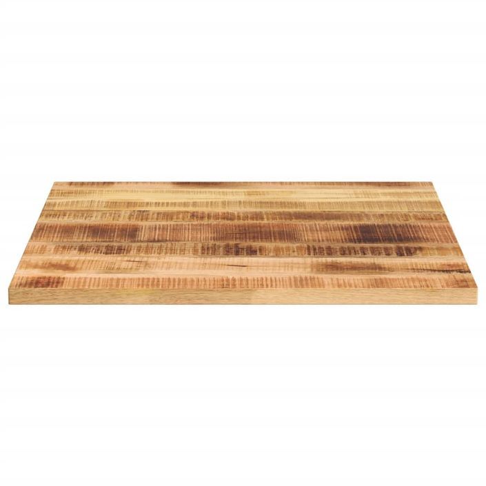 Dessus de table 70x70x3,8 cm carré bois massif de manguier brut - Photo n°3