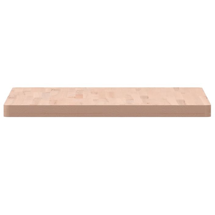 Dessus de table 70x70x4 cm carré bois massif de hêtre - Photo n°5