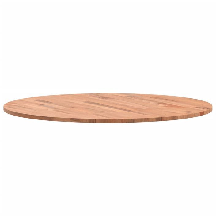 Dessus de table Ø80x1,5 cm rond bois massif de hêtre - Photo n°5