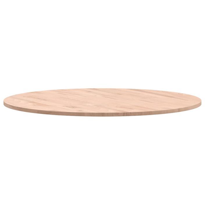 Dessus de table Ø80x1,5 cm rond bois massif de hêtre - Photo n°5