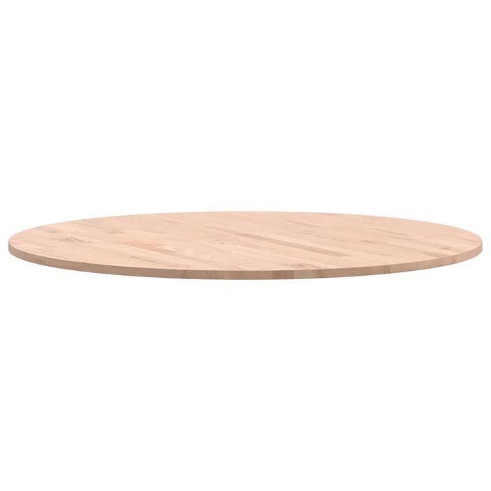 Dessus de table Ø80x1,5 cm rond bois massif de hêtre - Photo n°6