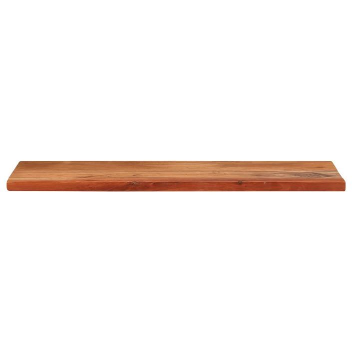 Dessus de table 80x20x3,8 cm rectangulaire bois massif d'acacia - Photo n°3