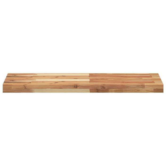 Dessus de table 80x30x4 cm rectangulaire bois massif d'acacia - Photo n°4