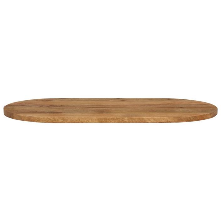 Dessus de table 80x40x2,5 cm ovale bois massif de manguier - Photo n°3