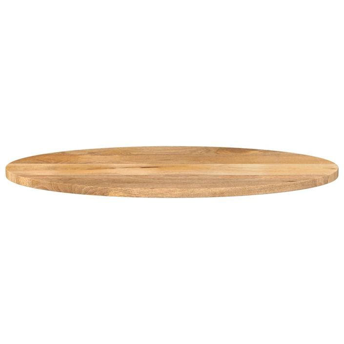 Dessus de table 80x40x2,5 cm ovale bois massif de manguier - Photo n°3