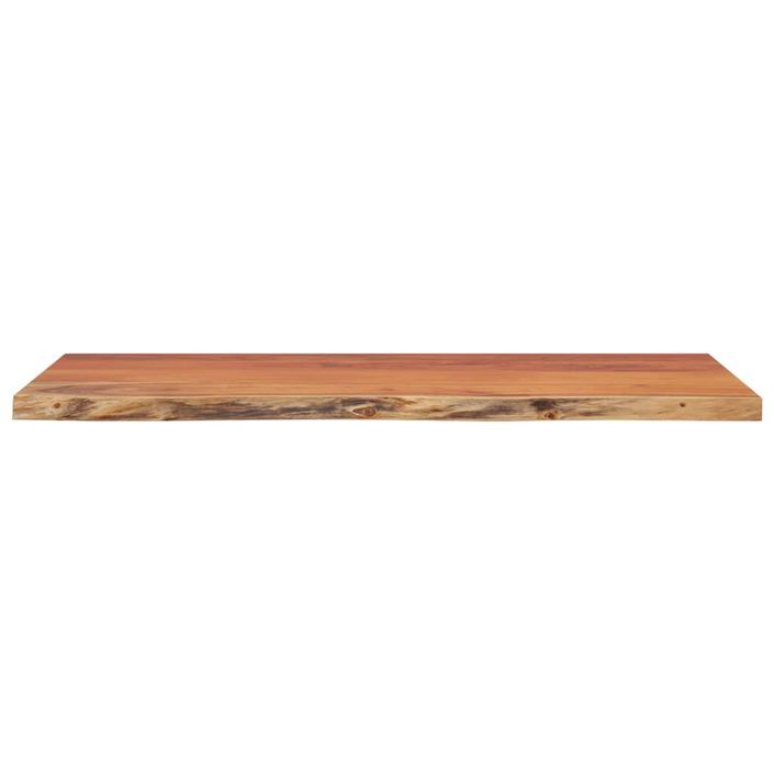 Dessus de table 80x40x2,5 cm rectangulaire bois massif acacia - Photo n°4