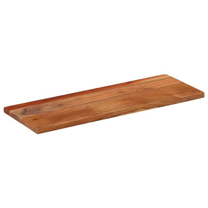 Dessus de table 80x40x2,5 cm rectangulaire bois massif d'acacia - Photo n°2