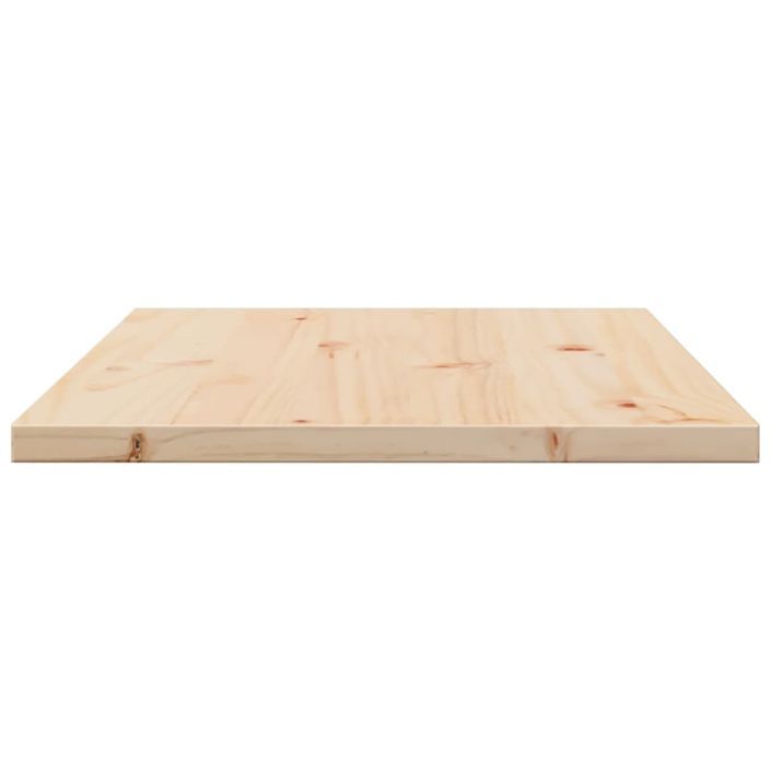 Dessus de table 80x50x2,5 cm rectangulaire bois de pin massif - Photo n°6