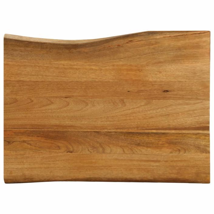 Dessus de table 80x60x2,5 cm bord vivant bois massif manguier - Photo n°1