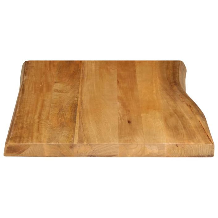 Dessus de table 80x60x2,5 cm bord vivant bois massif manguier - Photo n°4