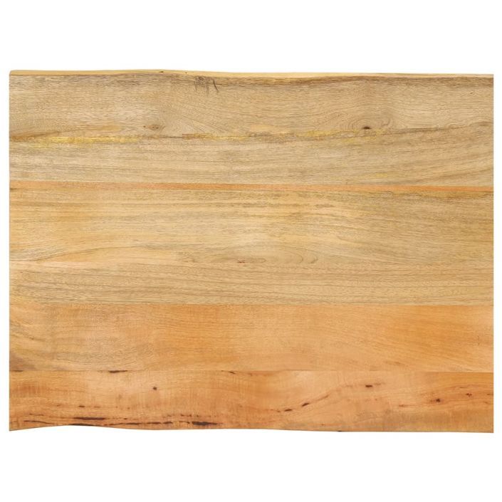 Dessus de table 80x60x3,8 cm bord vivant bois massif manguier - Photo n°1