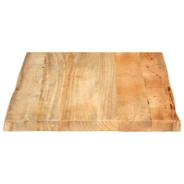 Dessus de table 80x60x3,8 cm bord vivant bois massif manguier - Photo n°4