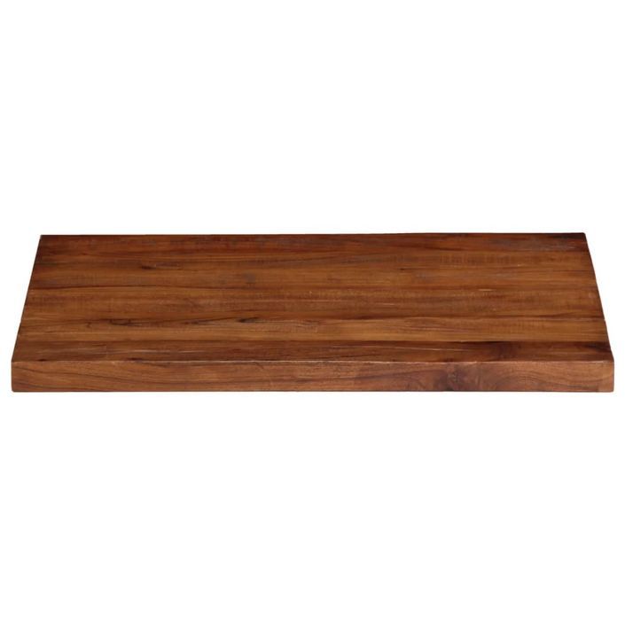 Dessus de table 80x70x2,5 cm rectangulaire bois massif récupéré - Photo n°3