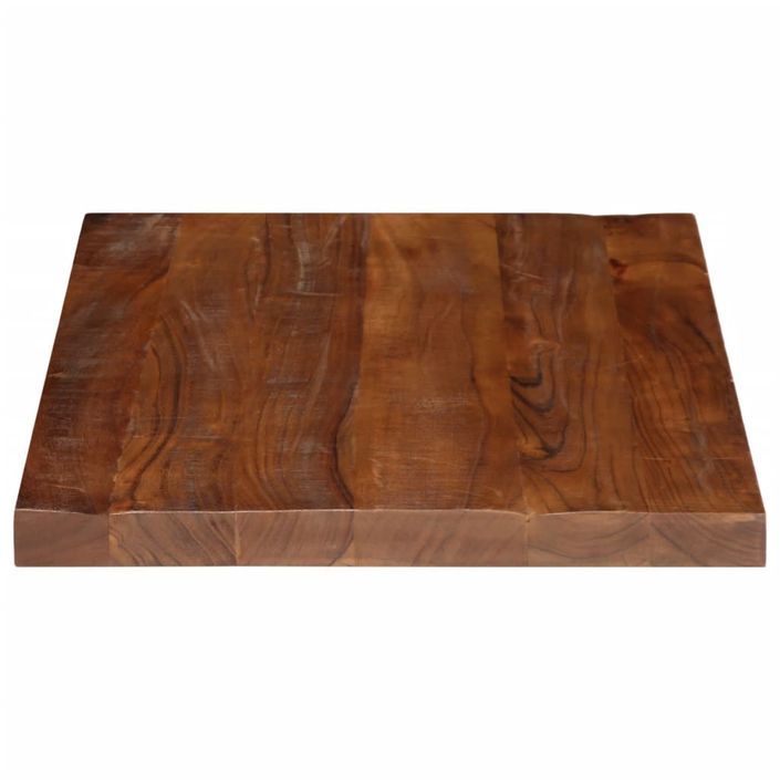 Dessus de table 80x70x2,5 cm rectangulaire bois massif récupéré - Photo n°4