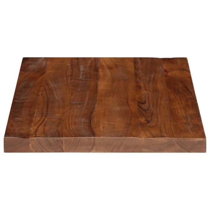 Dessus de table 80x70x3,8 cm rectangulaire bois massif récupéré - Photo n°4