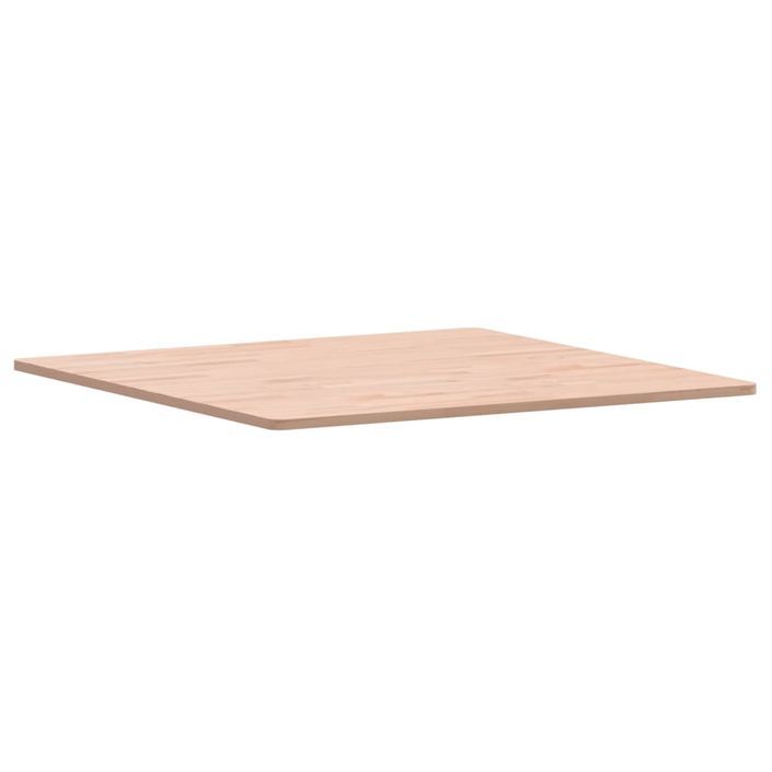 Dessus de table 80x80x1,5 cm carré bois massif de hêtre - Photo n°1