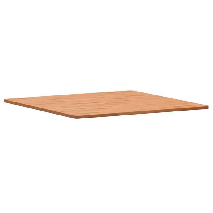 Dessus de table 80x80x1,5 cm carré bois massif de hêtre - Photo n°1