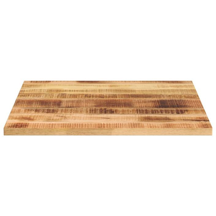 Dessus de table 80x80x1,5 cm carré bois massif de manguier brut - Photo n°3