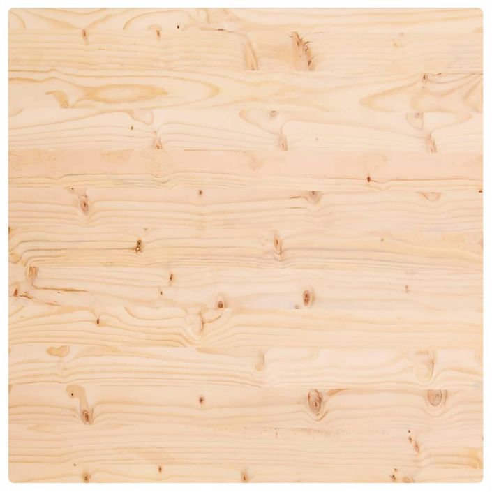 Dessus de table 80x80x2,5 cm bois de pin massif - Photo n°4