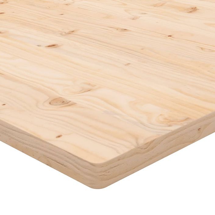 Dessus de table 80x80x2,5 cm bois de pin massif - Photo n°5